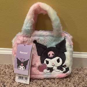 Kuromi Plush Mini Handbag